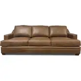 9397 Sofa in Ancient Brown Top Grain Leather